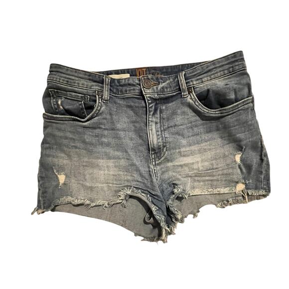 KUT from the Kloth Kat High Rise Distressed Denim Shorts Women’s 10 - Picture 1 of 7